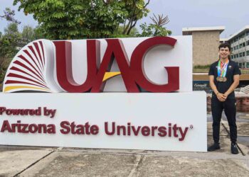 Alumno de la UAG Online destaca en ciclismo