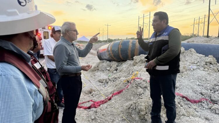 Trabajan para restablecer el suministro de agua potable en Ciudad Victoria