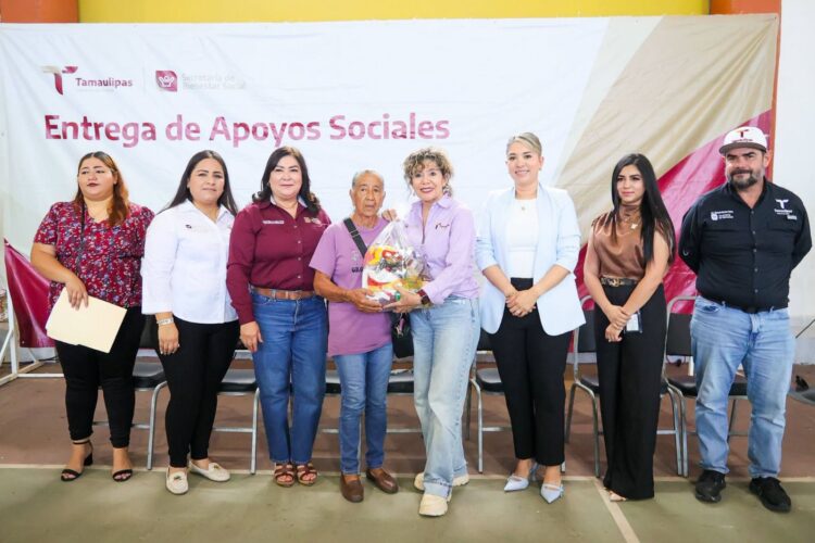 Lleva SEBIEN apoyos sociales a Camargo y Miguel Alemán