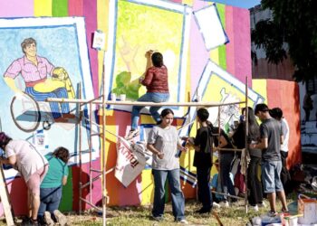 Promueven en Tamaulipas la paz y prevención de adicciones a través de “Murales y Mosaicos por el Amor y la Libertad”: INJUVE