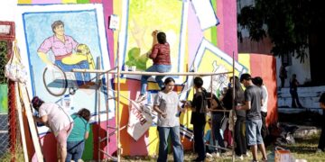 Promueven en Tamaulipas la paz y prevención de adicciones a través de “Murales y Mosaicos por el Amor y la Libertad”: INJUVE