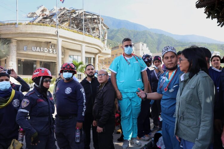 Terremoto en Venezuela pone a prueba la gestión de Delcy Rodríguez ante una crisis sin precedentes