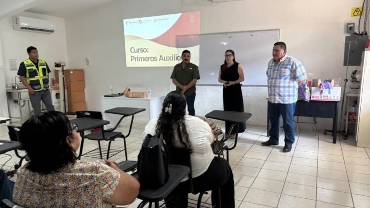 Capacita SET a personal de albergues escolares en primeros auxilios