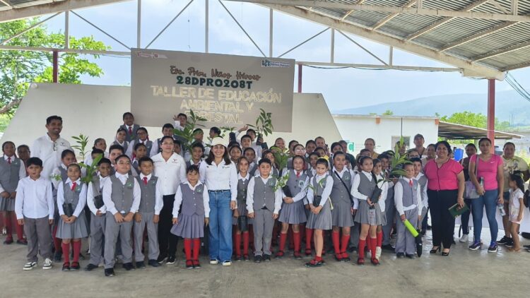 Llevan educación ambiental y cultura forestal a estudiantes de Antiguo Morelos