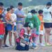 Disfrutan liberación de crías de tortuga lora en Playa Miramar