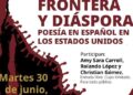 Poetas de Estados Unidos compartirán voces de frontera y migración en conversatorio sobre literatura en español