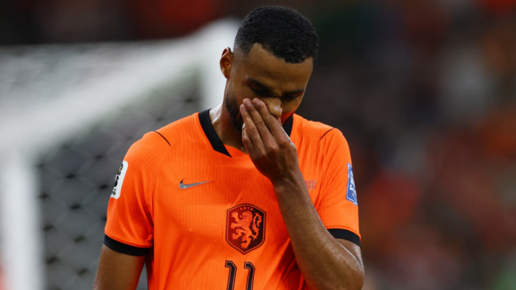 Cody Gakpo marca ante Marruecos y emociona al mundo con festejo dedicado a su bebé fallecido