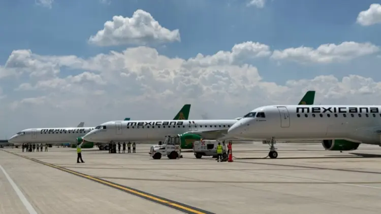 Mexicana de Aviación mantiene en trámite sus vuelos chárter a Estados Unidos; busca ampliar su presencia internacional