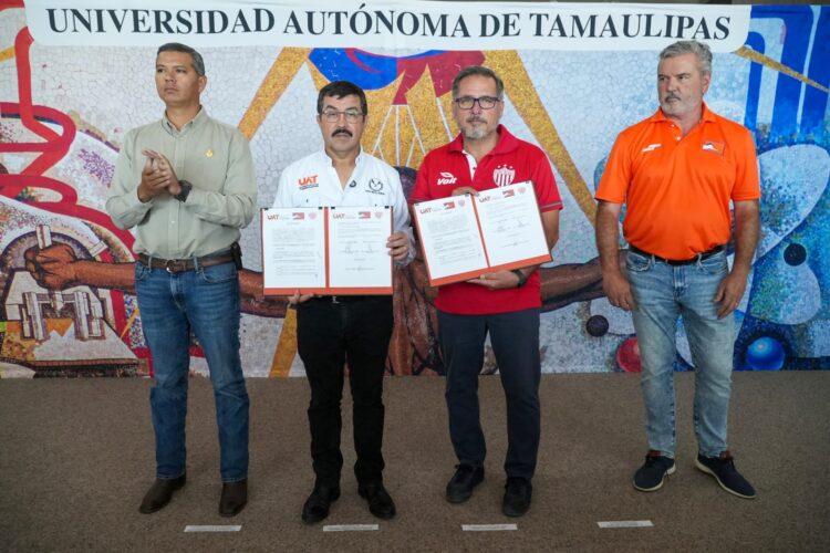 Firma la UAT alianza deportiva entre Correcaminos y el Club Necaxa de la Liga MX