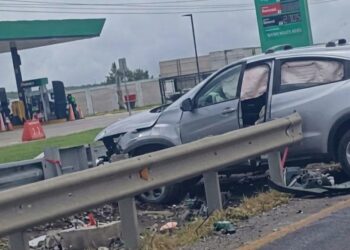 Aparatoso choque en la Tampico-Mante deja al menos cinco lesionados