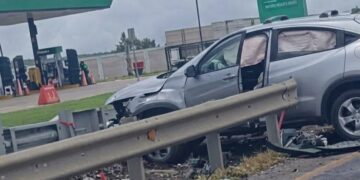 Aparatoso choque en la Tampico-Mante deja al menos cinco lesionados