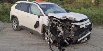 Accidente en la Carretera Federal 101 moviliza a la Guardia Estatal en San Fernando