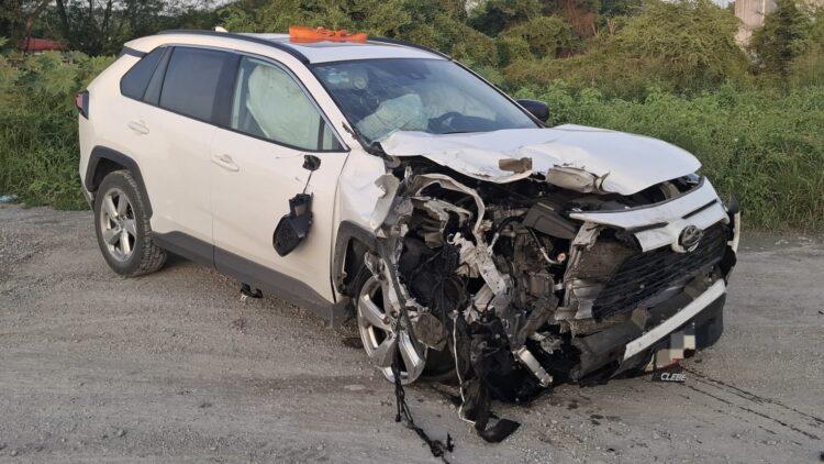 Accidente en la Carretera Federal 101 moviliza a la Guardia Estatal en San Fernando