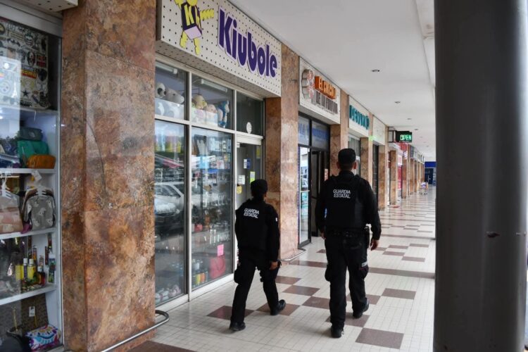 Mantiene Guardia Estatal proximidad y vigilancia en negocios y comercios