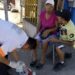 Tránsito Estatal auxilia a adulta mayor tras sufrir caída en Libramiento Naciones Unidas