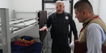 CODHET supervisa condiciones de dormitorios para personal operativo en Ciudad Victoria