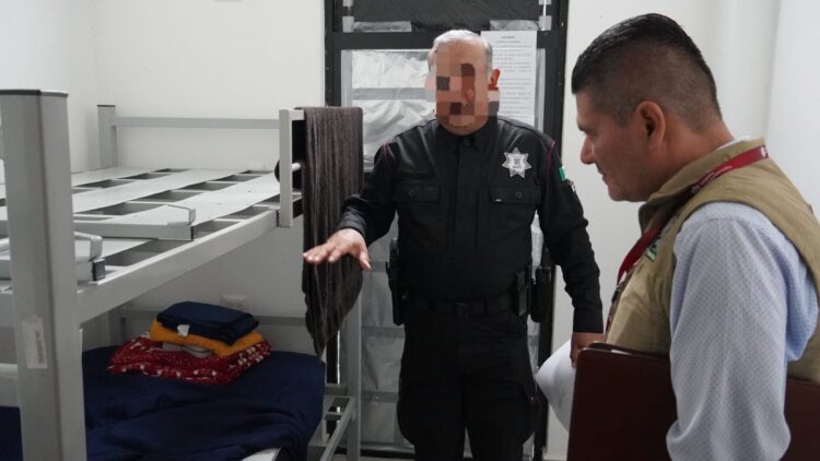 CODHET supervisa condiciones de dormitorios para personal operativo en Ciudad Victoria