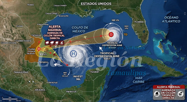 Tamaulipas, en alerta: Se esperan hasta 8 ciclones en la temporada 2026
