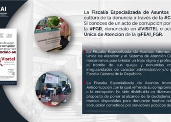 FGR impulsa cultura de la denuncia con la Cartilla Anticorrupción para combatir actos de corrupción
