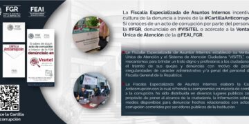 FGR impulsa cultura de la denuncia con la Cartilla Anticorrupción para combatir actos de corrupción