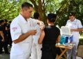 ISSSTE aplica más de 300 vacunas al personal de la SSPT durante jornada de salud en Ciudad Victoria